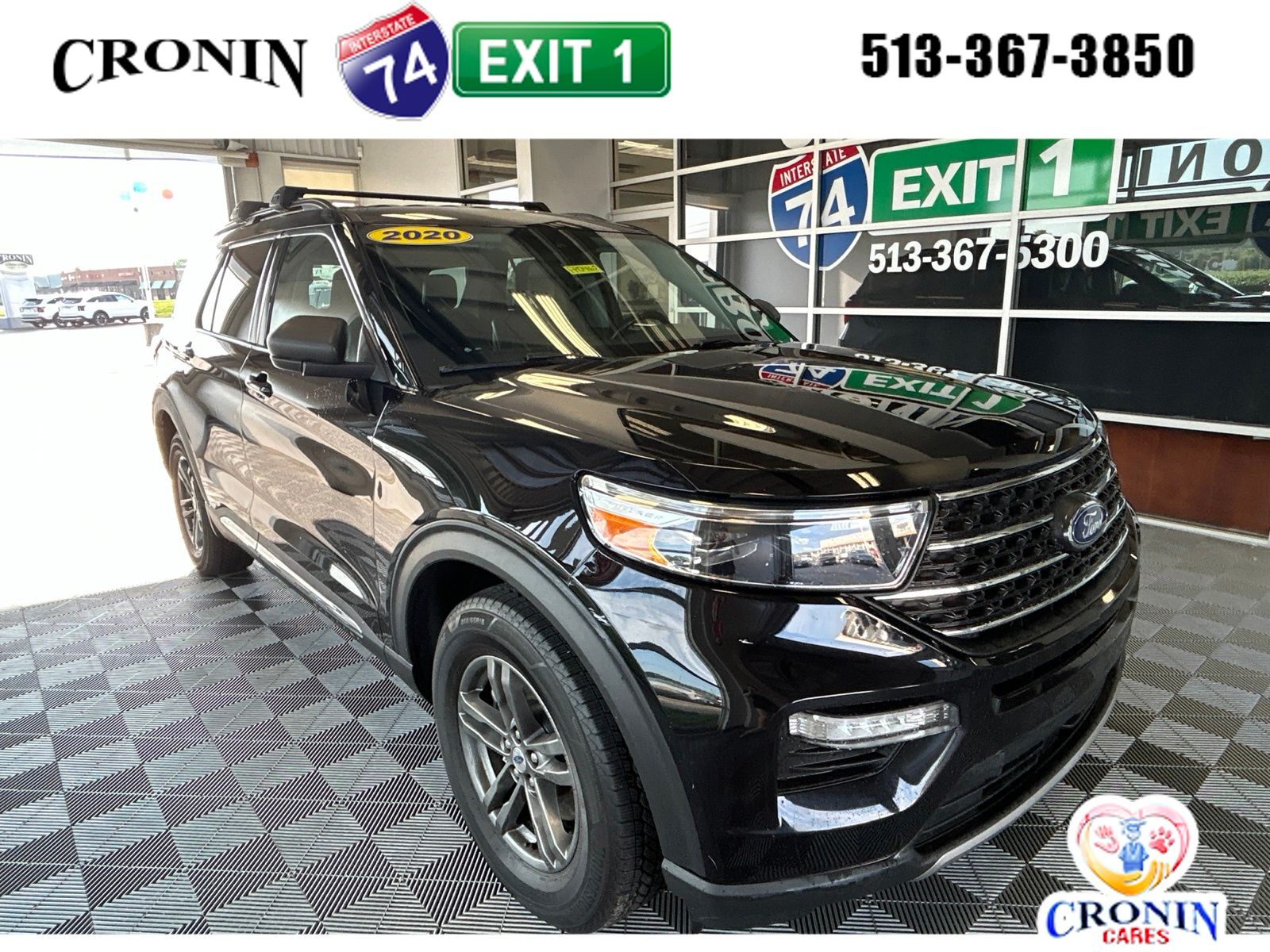 Used 2020 Ford Explorer XLT with VIN 1FMSK8DH1LGC88118 for sale in Harrison, OH