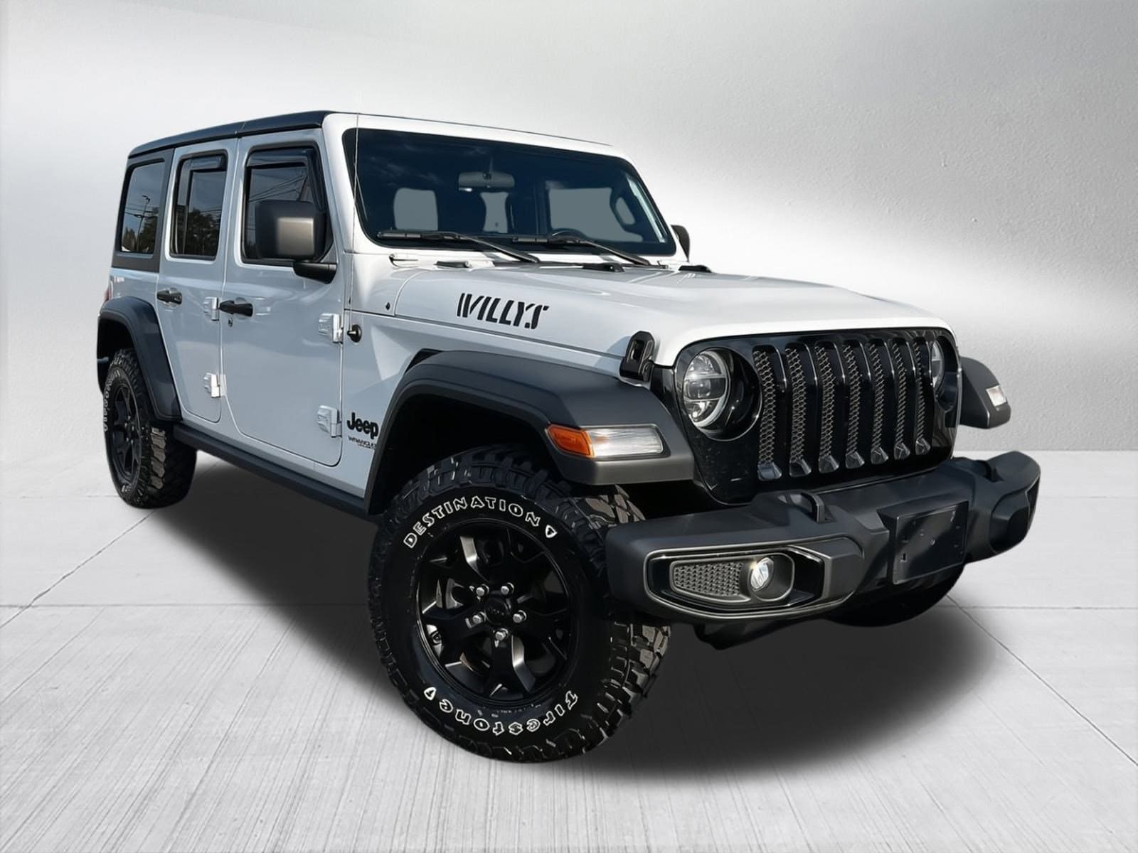 Used 2021 Jeep Wrangler Unlimited Willys with VIN 1C4HJXDN2MW562256 for sale in Hillsdale, MI
