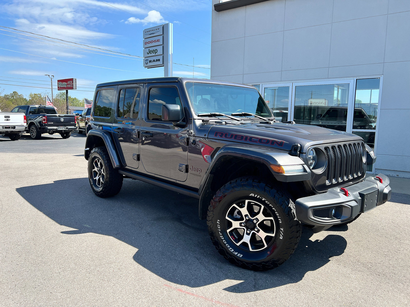 Used 2020 Jeep Wrangler Unlimited Rubicon with VIN 1C4HJXFN0LW176415 for sale in Hillsdale, MI