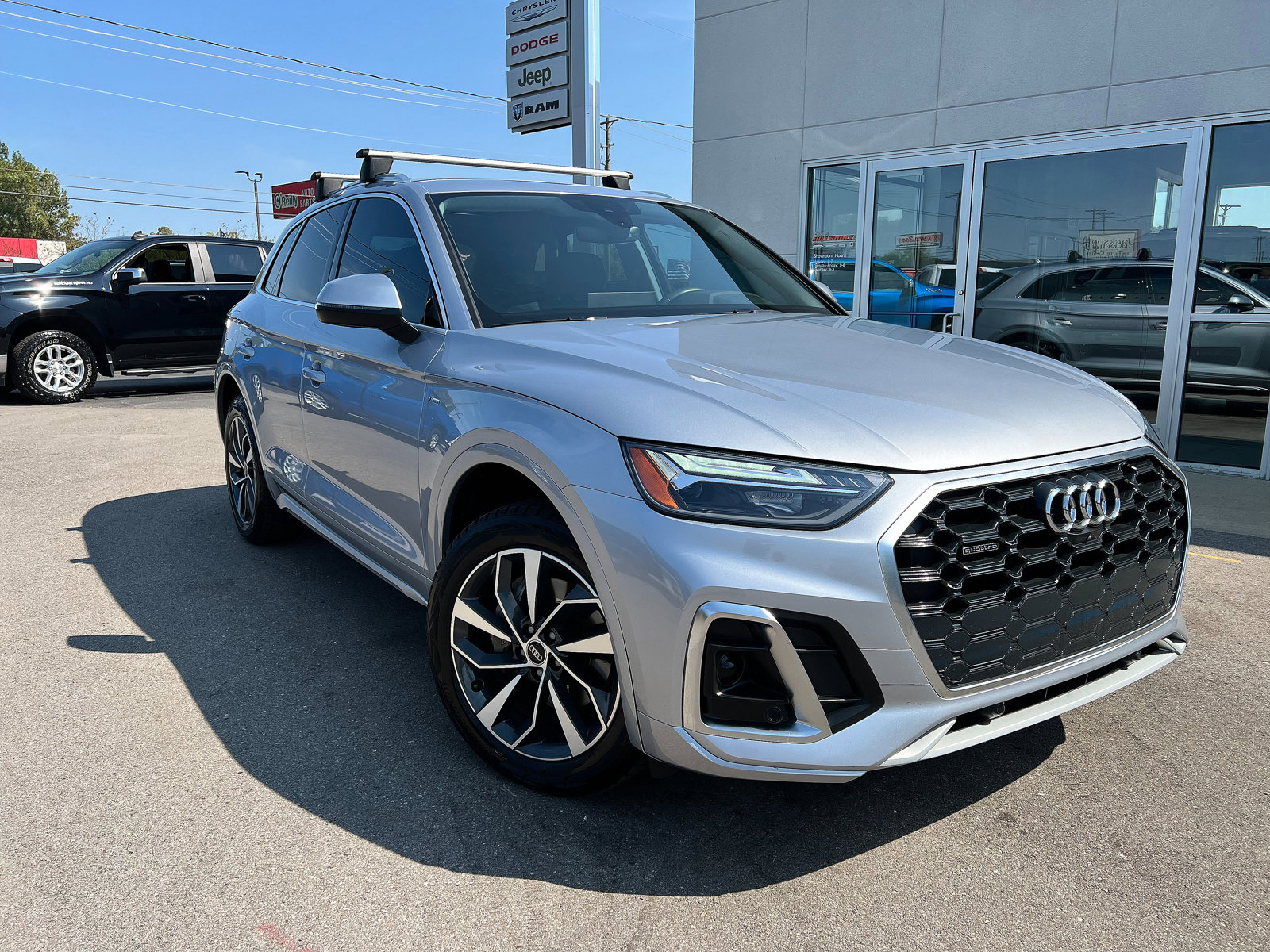 Used 2023 Audi Q5 Premium Plus with VIN WA1EAAFY8P2088147 for sale in Hillsdale, MI