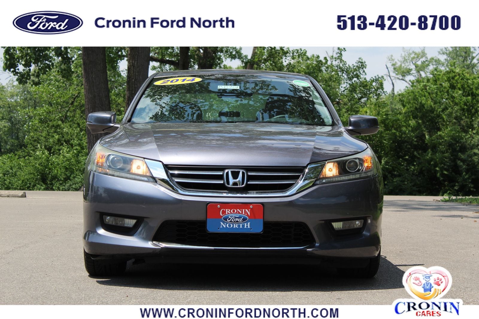 Used 2014 Honda Accord EX-L with VIN 1HGCR2F80EA218356 for sale in Middletown, OH