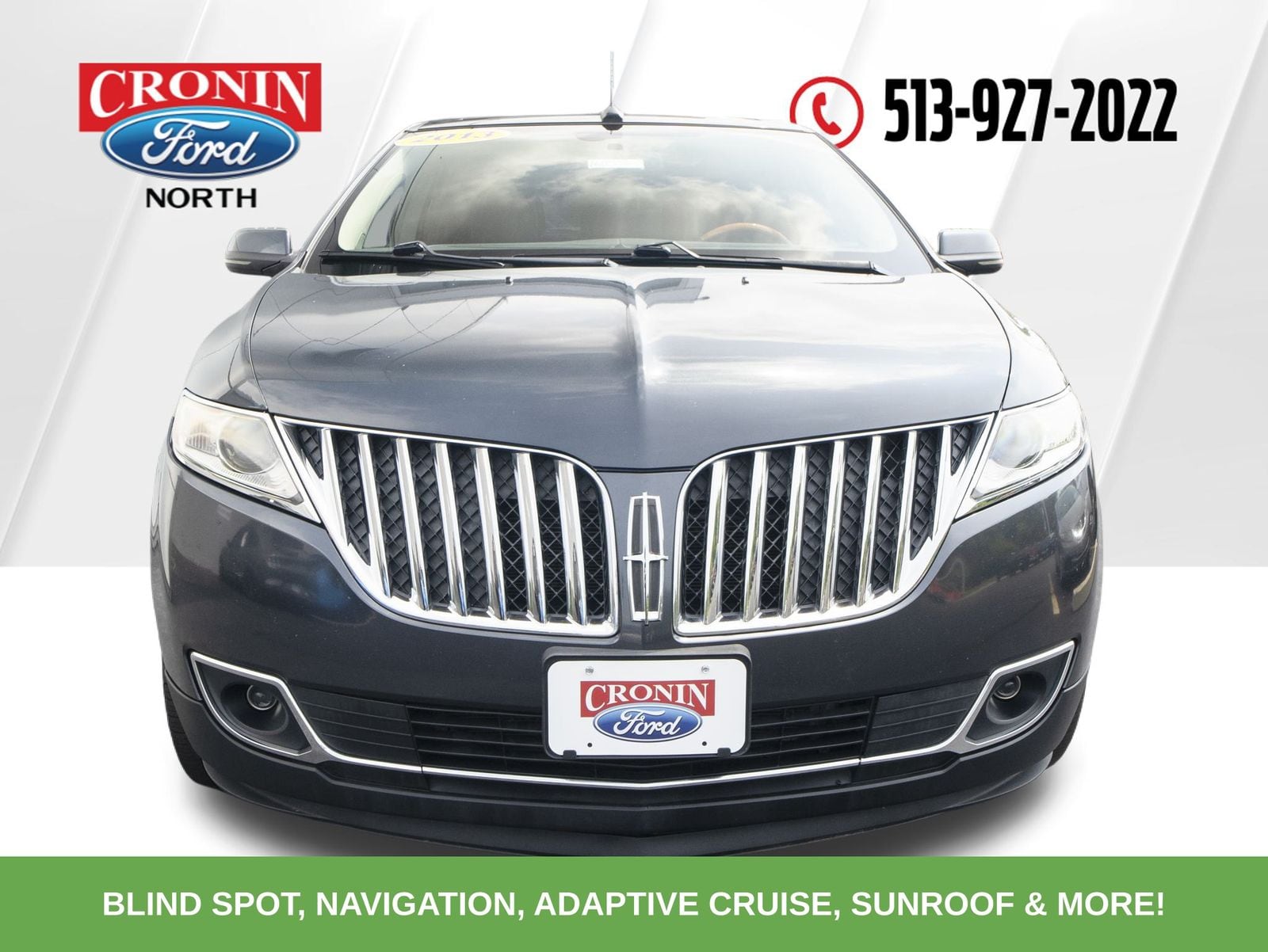 Used 2013 Lincoln MKX Base with VIN 2LMDJ8JK2DBL14296 for sale in Middletown, OH