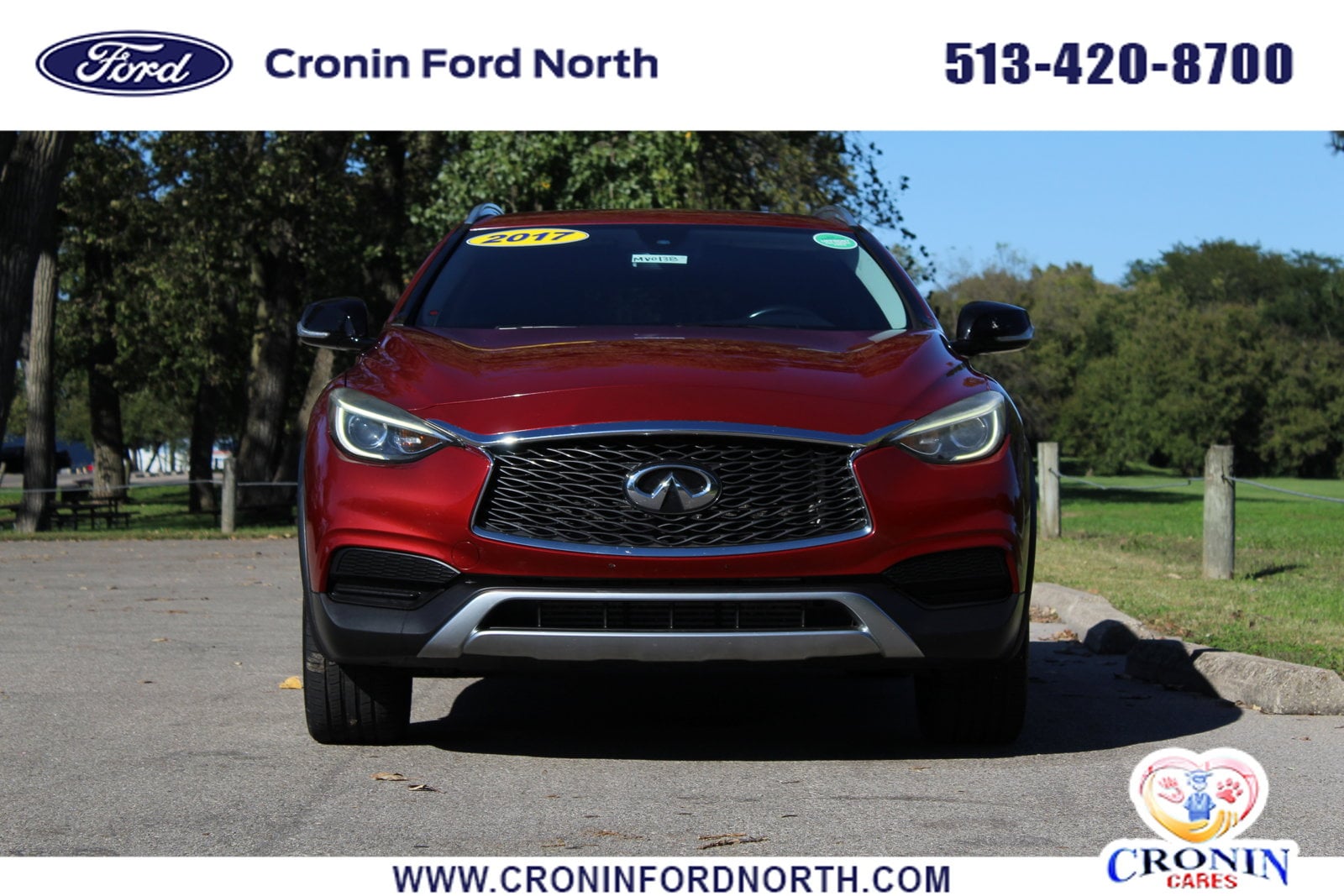Used 2017 INFINITI QX30 Luxury with VIN SJKCH5CR4HA039786 for sale in Middletown, OH