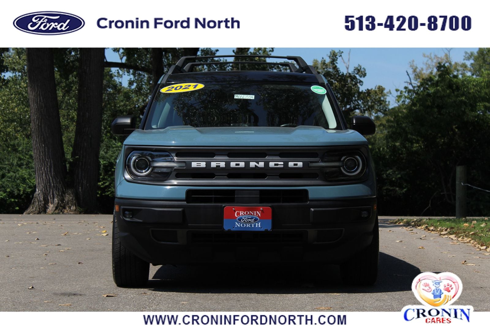Used 2021 Ford Bronco Sport Big Bend with VIN 3FMCR9B68MRA09863 for sale in Middletown, OH