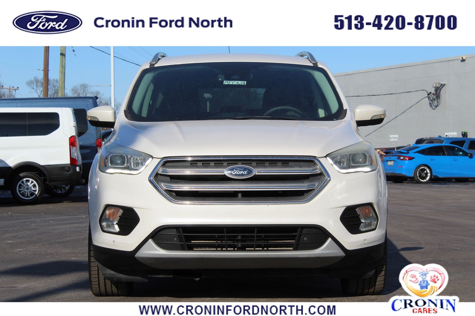 Used 2017 Ford Escape Titanium with VIN 1FMCU0J9XHUF11116 for sale in Middletown, OH