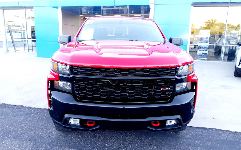 Used 2021 Chevrolet Silverado 1500 Custom Trail Boss Truck Crew Cab