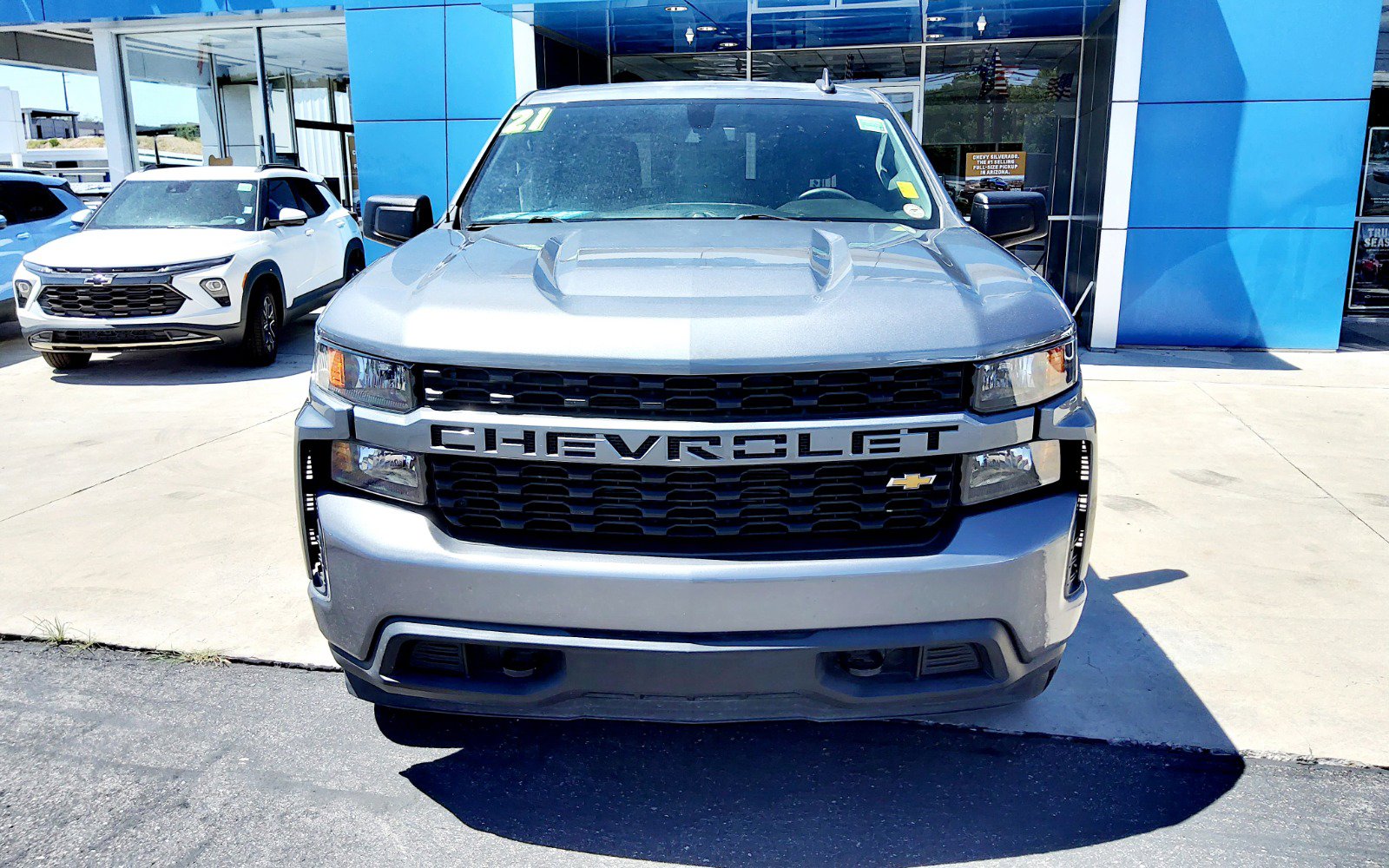 Used 2021 Chevrolet Silverado 1500 Custom with VIN 1GCPWBEK4MZ397023 for sale in Nogales, AZ