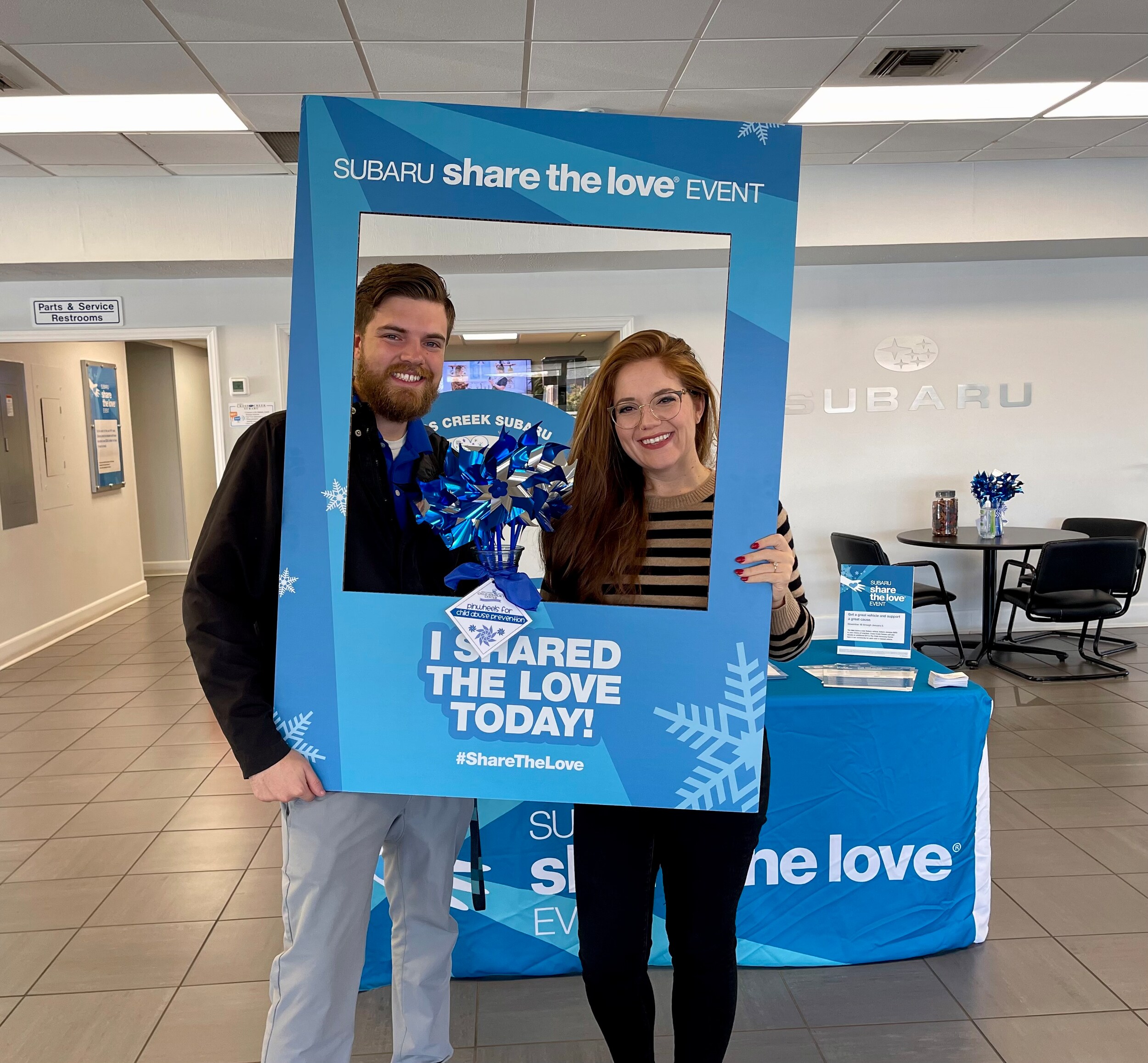 Cross Creek Subaru spreads the message of Share the Love with CACNC