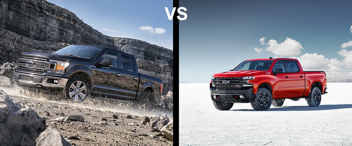 2019 Ford F 150 Vs Chevy Silverado Crowe Ford Sales Company