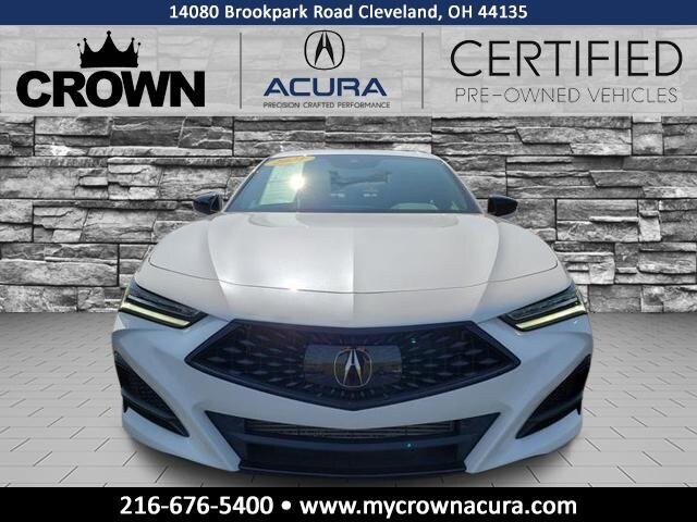 Certified 2021 Acura TLX A-SPEC Package with VIN 19UUB6F55MA010509 for sale in Cleveland, OH