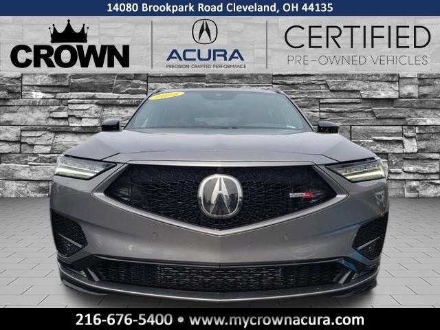 Certified 2022 Acura MDX Type S w/Advance Package with VIN 5J8YD8H85NL000700 for sale in Cleveland, OH