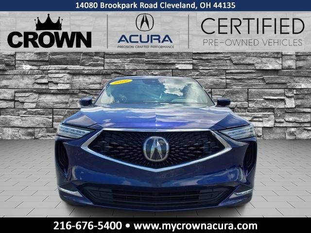 Certified 2022 Acura MDX Technology Package with VIN 5J8YE1H46NL016888 for sale in Cleveland, OH