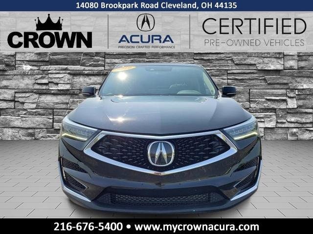 Certified 2019 Acura RDX Base with VIN 5J8TC2H30KL028561 for sale in Cleveland, OH