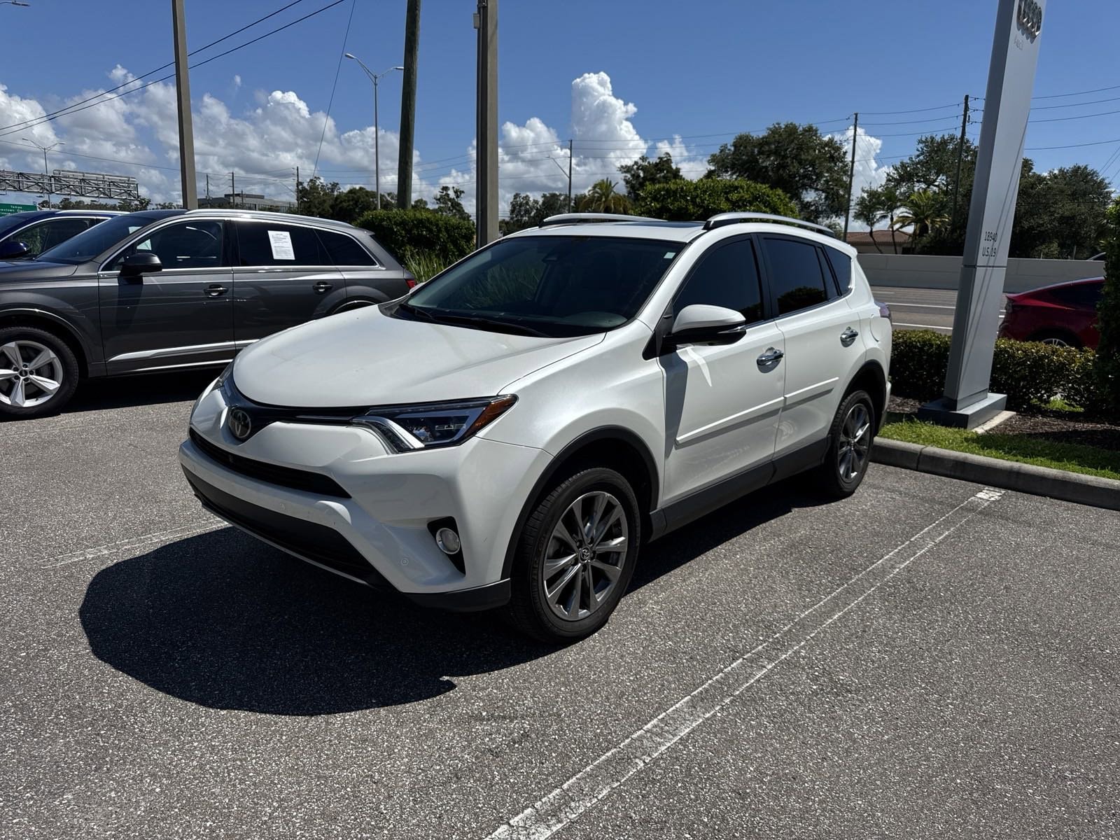 Used 2018 Toyota RAV4 Limited with VIN JTMYFREV3JJ177695 for sale in Clearwater, FL