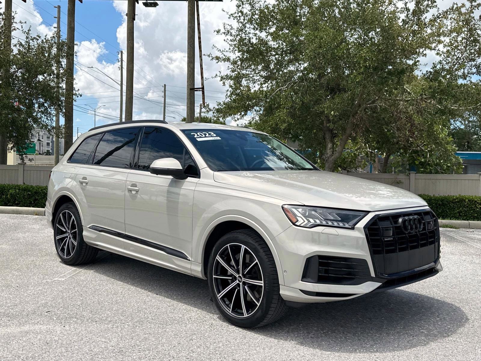 Certified 2023 Audi Q7 Premium Plus with VIN WA1LXBF72PD029134 for sale in Clearwater, FL