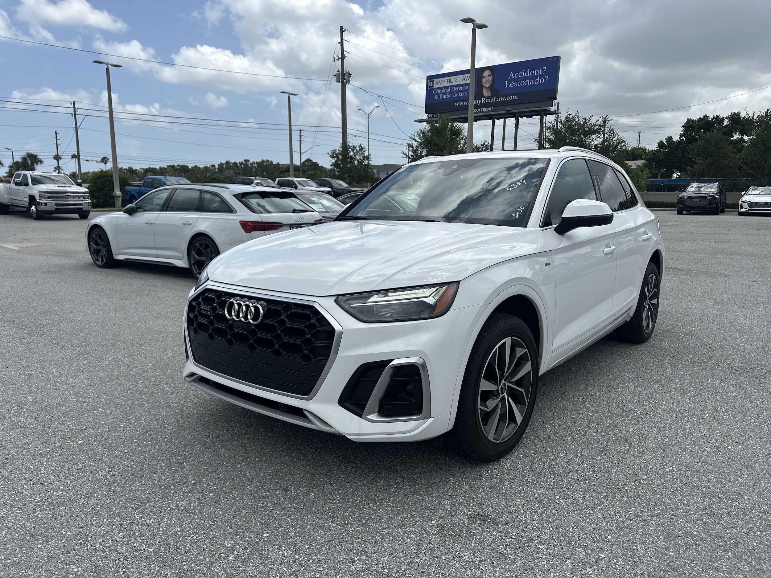 Used 2024 Audi Q5 Premium Plus with VIN WA1EAAFY3R2066589 for sale in Clearwater, FL