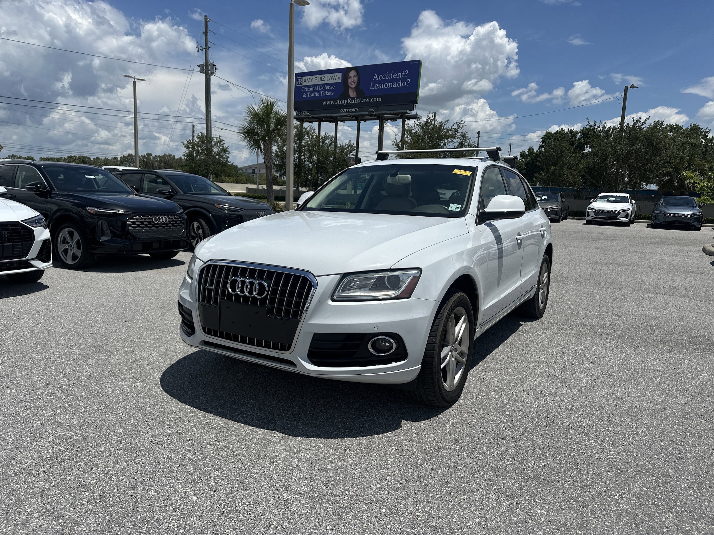Used 2014 Audi Q5 Premium Plus with VIN WA1CMAFP7EA070604 for sale in Clearwater, FL
