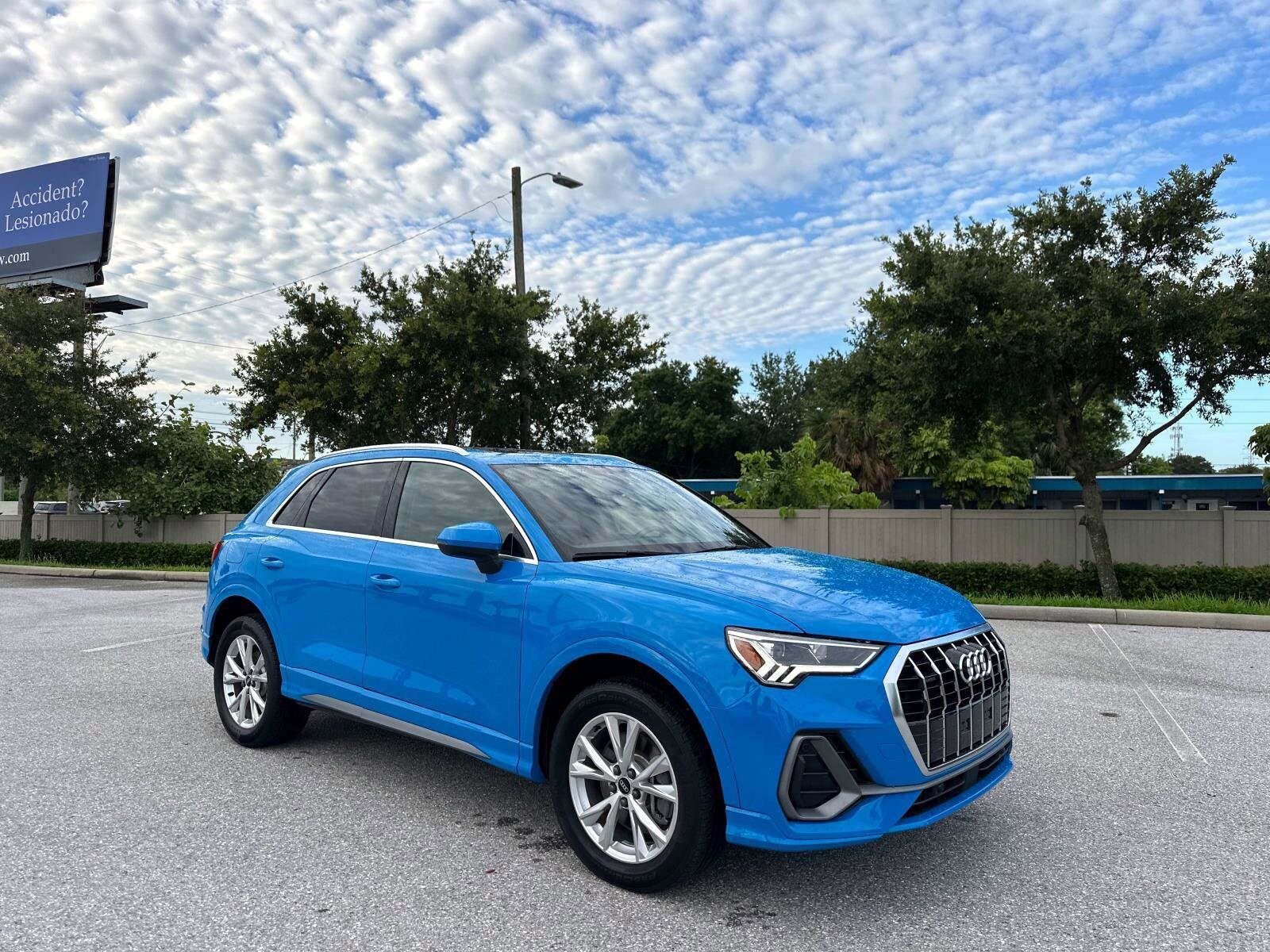 Used 2023 Audi Q3 S Line Premium with VIN WA1DECF34P1049917 for sale in Clearwater, FL