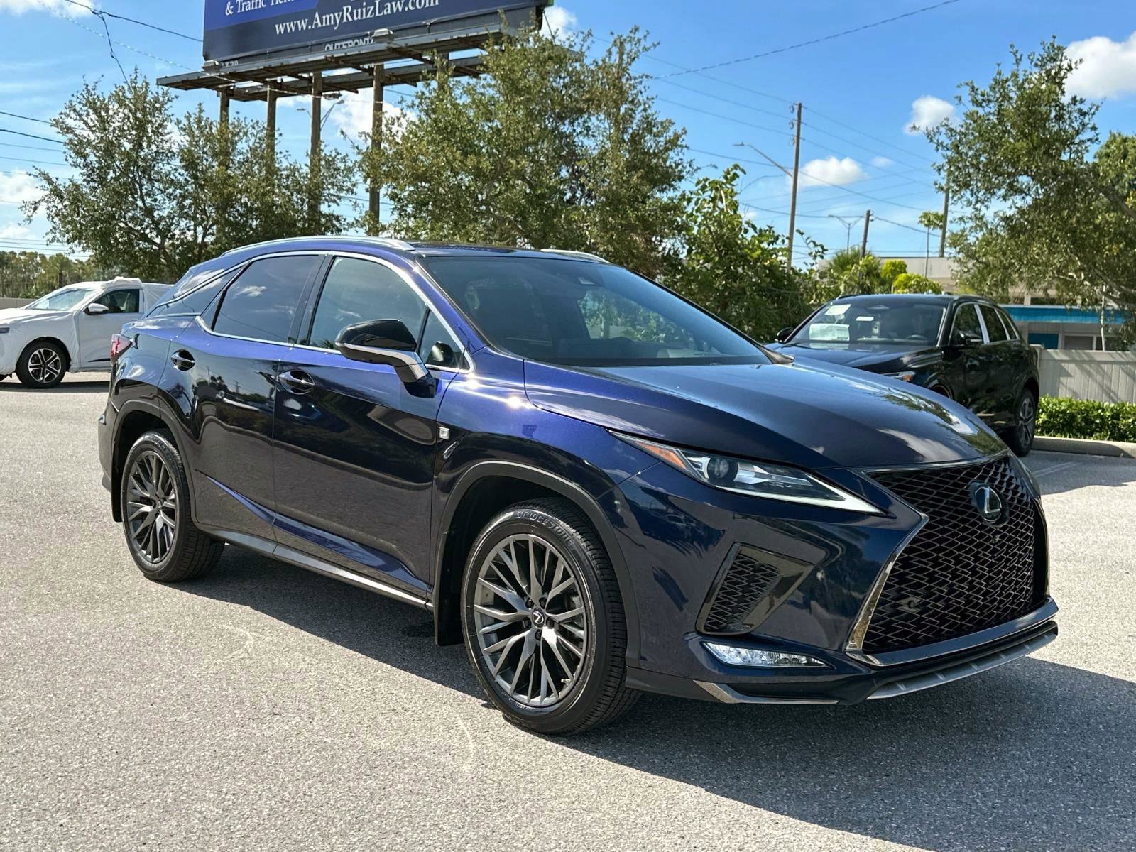 Used 2022 Lexus RX 350 F SPORT with VIN 2T2YZMDA2NC328757 for sale in Clearwater, FL