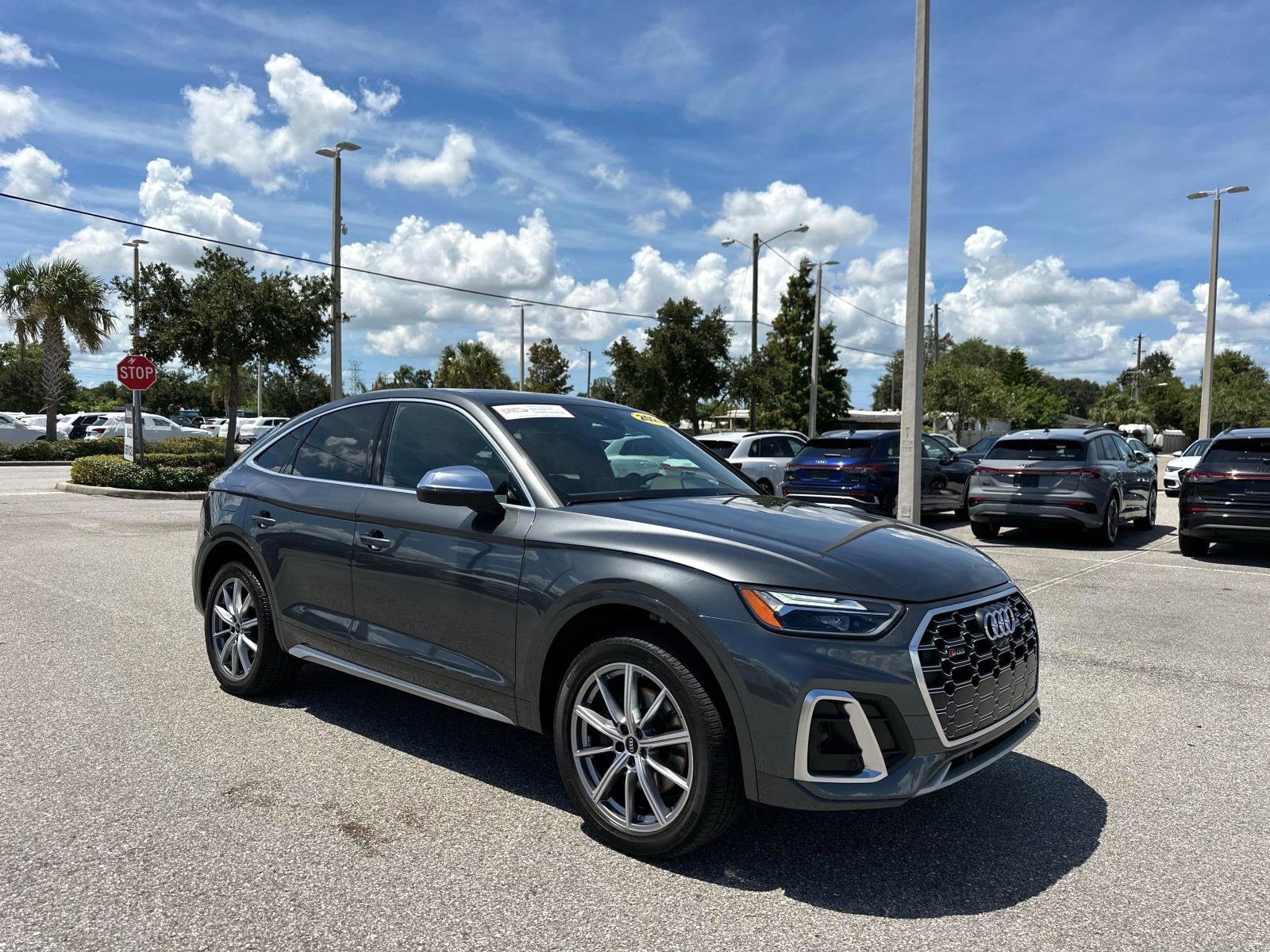 Certified 2023 Audi SQ5 Sportback Premium Plus with VIN WA124AFY8P2187755 for sale in Clearwater, FL