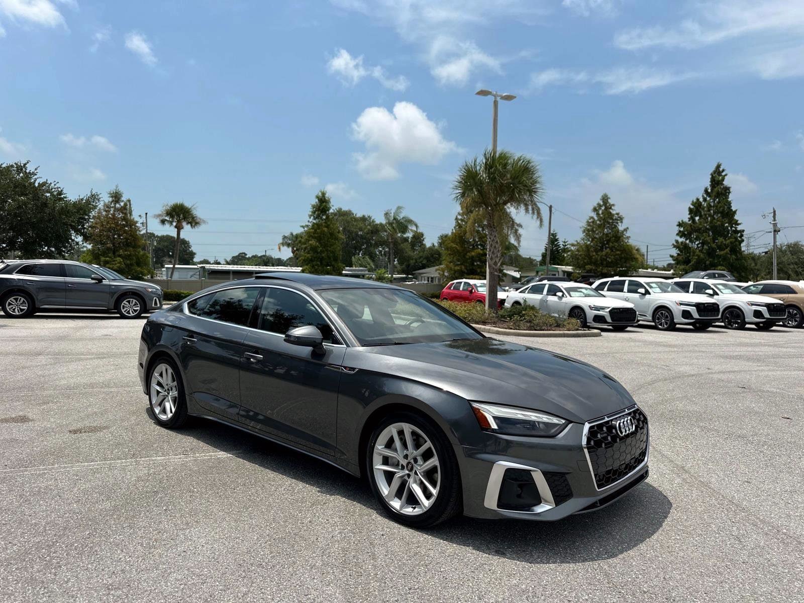 Certified 2023 Audi A5 Sportback Premium with VIN WAUDACF53PA061993 for sale in Clearwater, FL