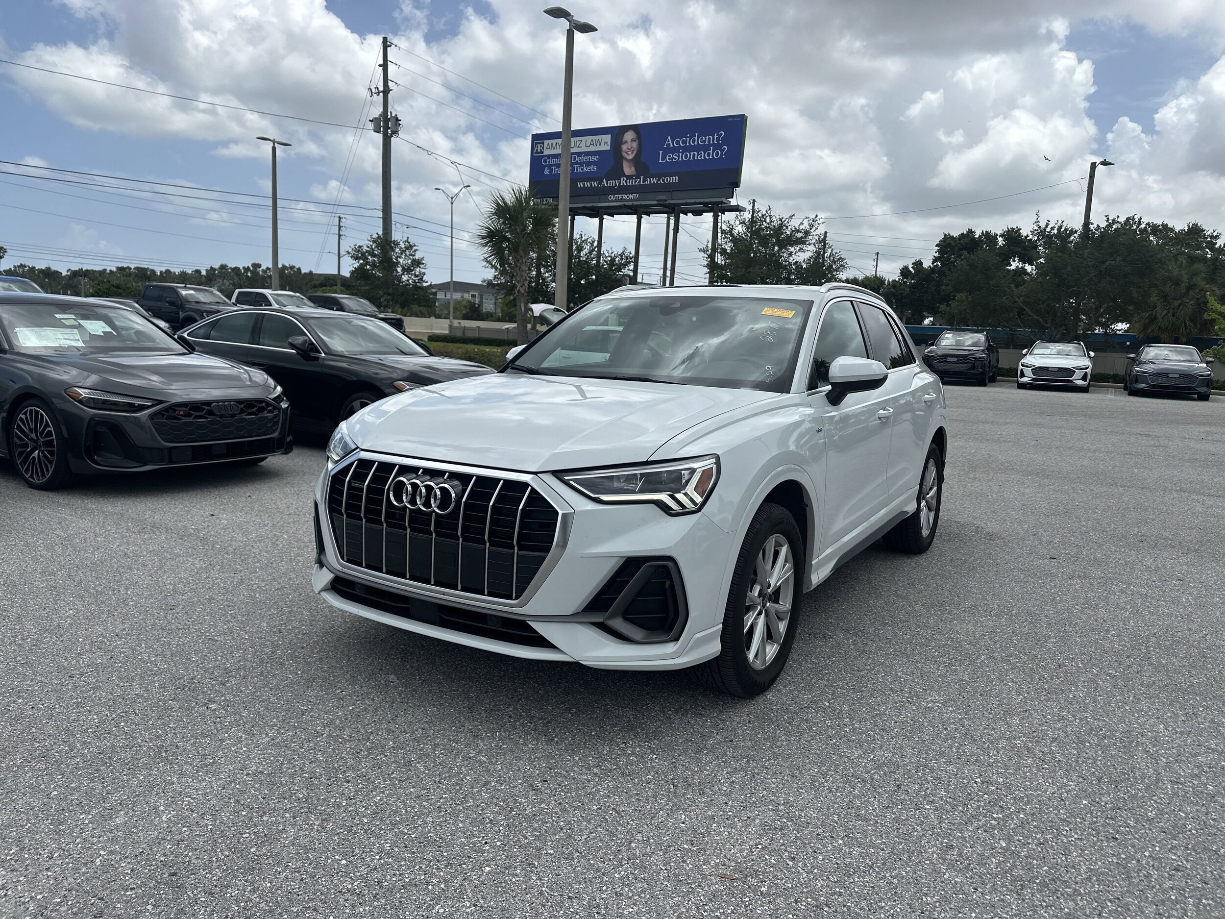 Used 2024 Audi Q3 S Line Premium with VIN WA1DECF36R1032877 for sale in Clearwater, FL