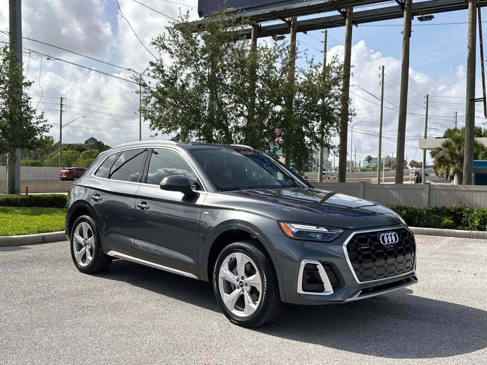 Certified 2025 Audi Q5 Premium Plus with VIN WA1EAAFYXS2016827 for sale in Clearwater, FL