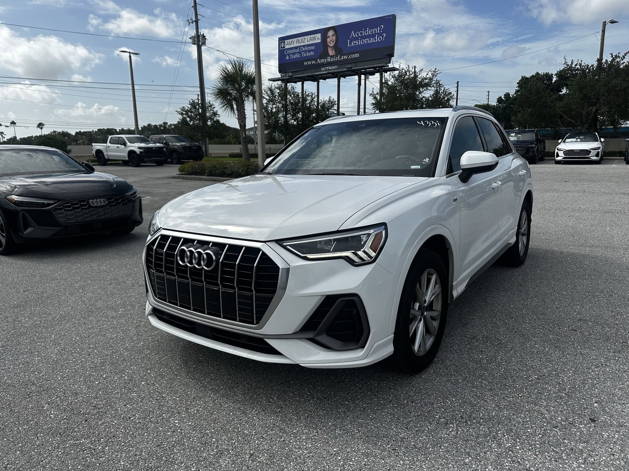 Used 2024 Audi Q3 S Line Premium with VIN WA1DECF35R1034331 for sale in Clearwater, FL