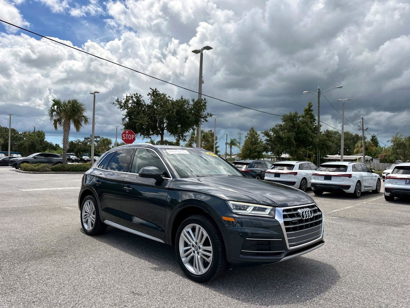 Used 2018 Audi Q5 Premium Plus with VIN WA1BNAFY6J2244992 for sale in Clearwater, FL