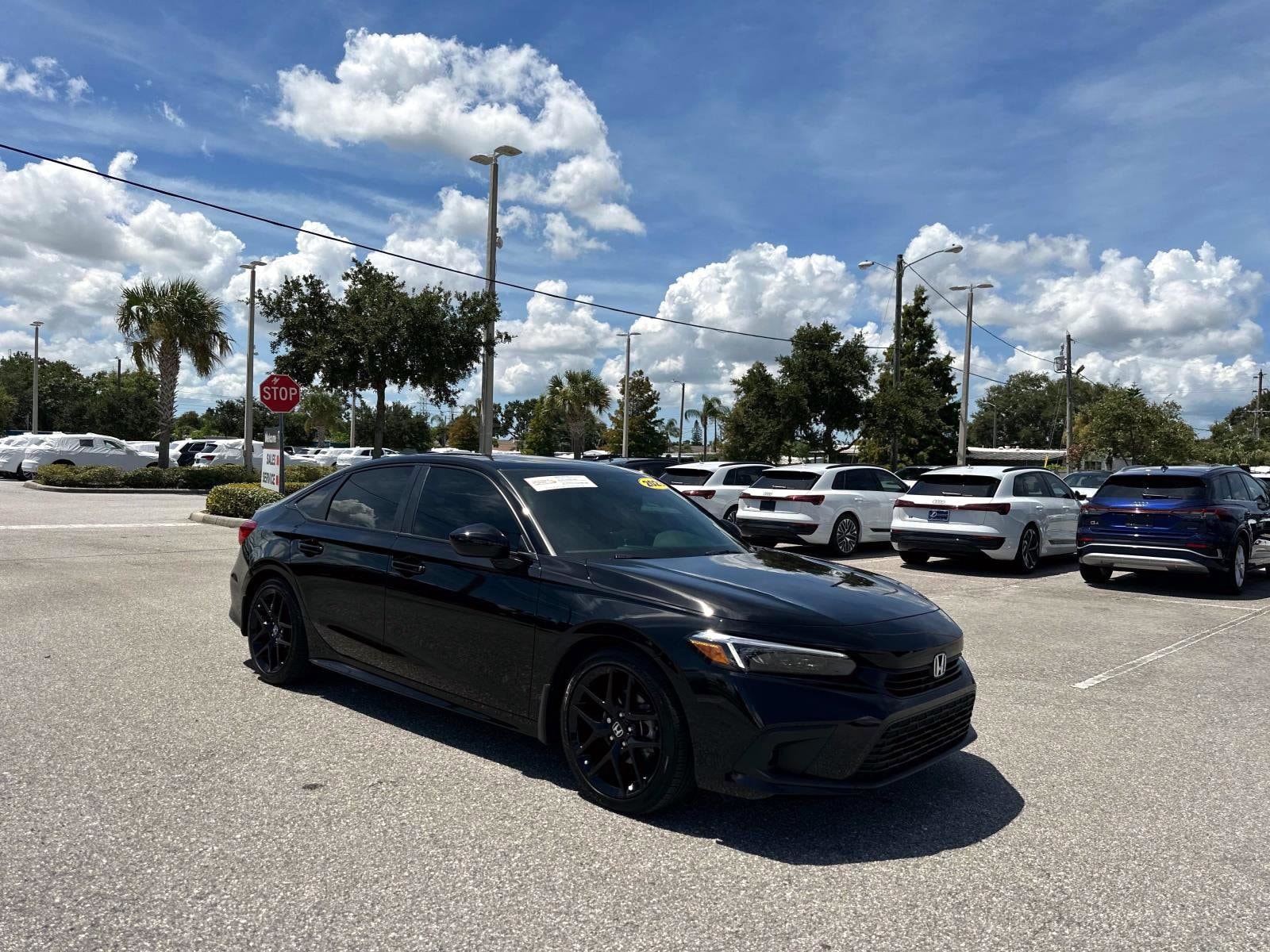 Used 2023 Honda Civic Sport with VIN 2HGFE2F54PH551873 for sale in Clearwater, FL