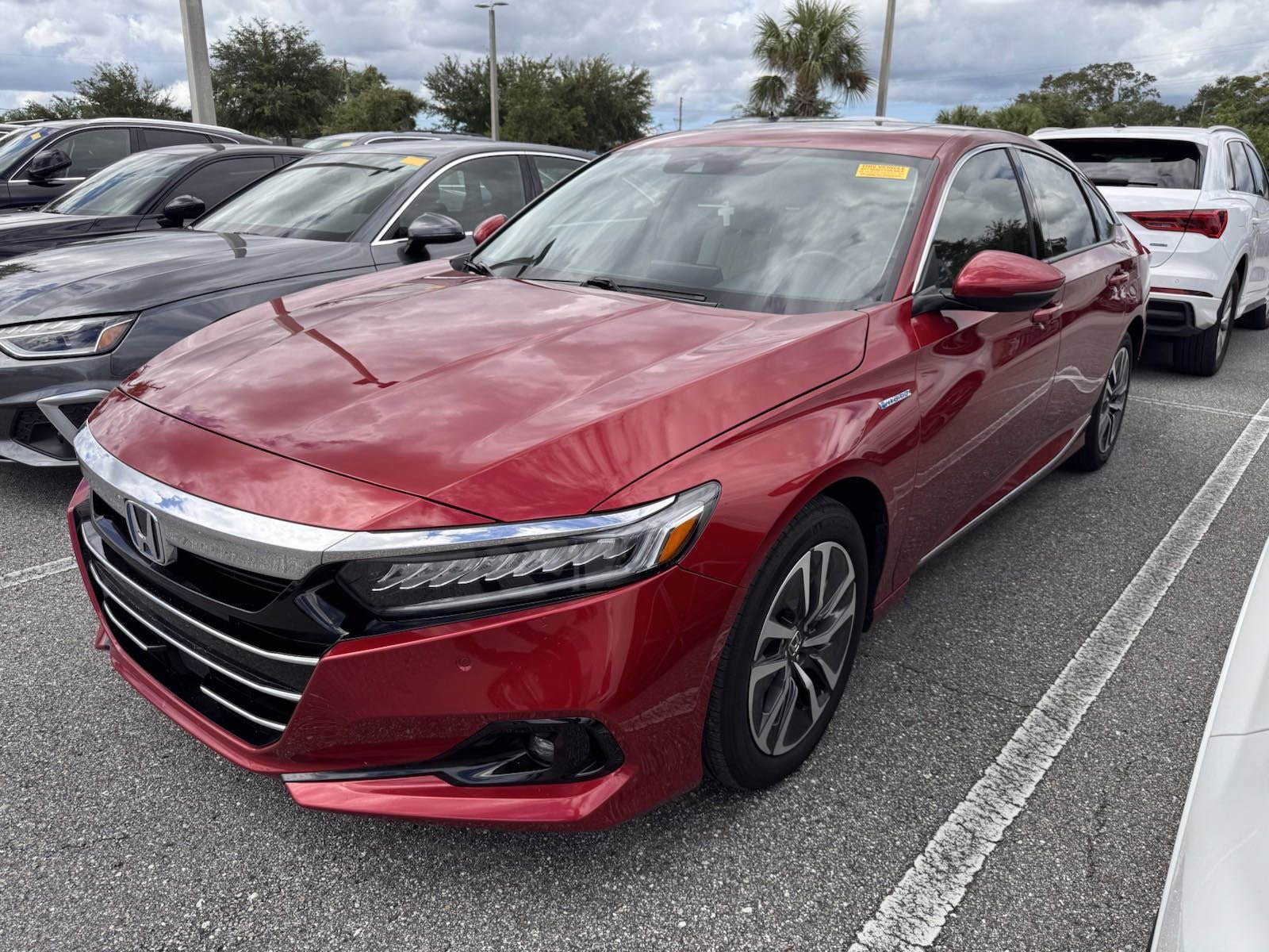 Used 2021 Honda Accord Hybrid EX-L with VIN 1HGCV3F54MA008199 for sale in Clearwater, FL