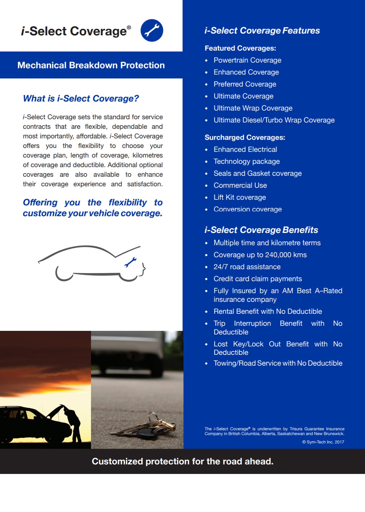 Sym-tech Auto Warranty i-Select Coverage Available from Crown