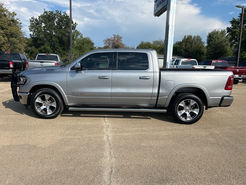 Used 2020 RAM Ram 1500 Pickup Laramie with VIN 1C6SRFJT8LN420243 for sale in Bristow, OK