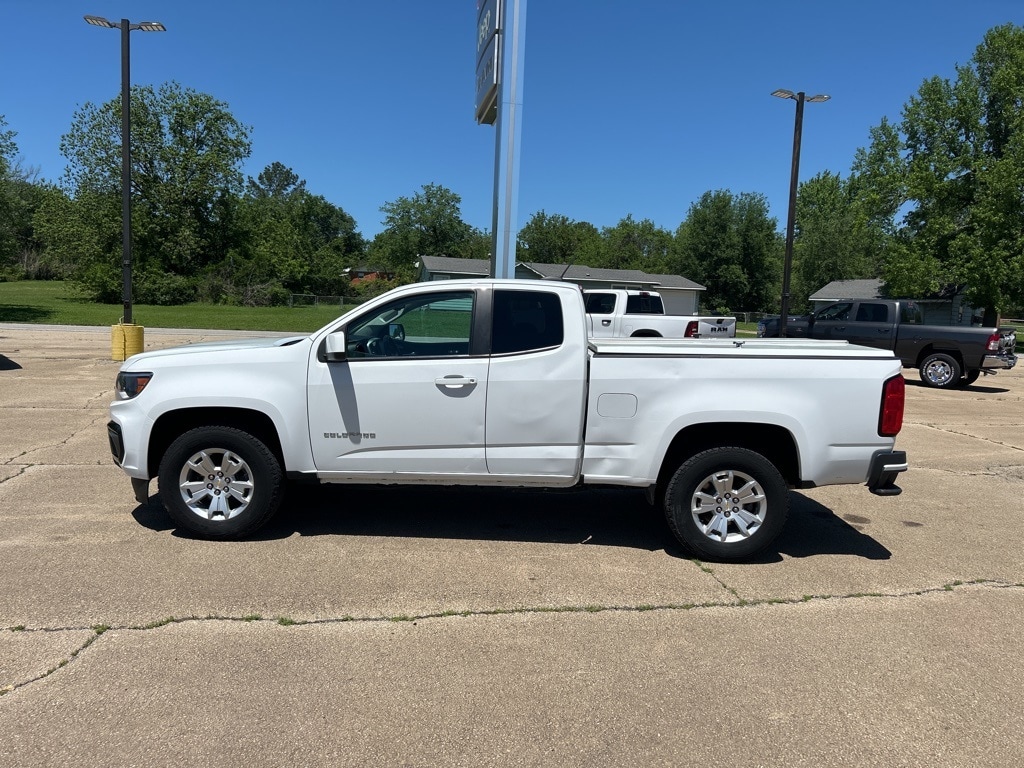 Used 2021 Chevrolet Colorado LT with VIN 1GCHSCEAXM1241886 for sale in Bristow, OK