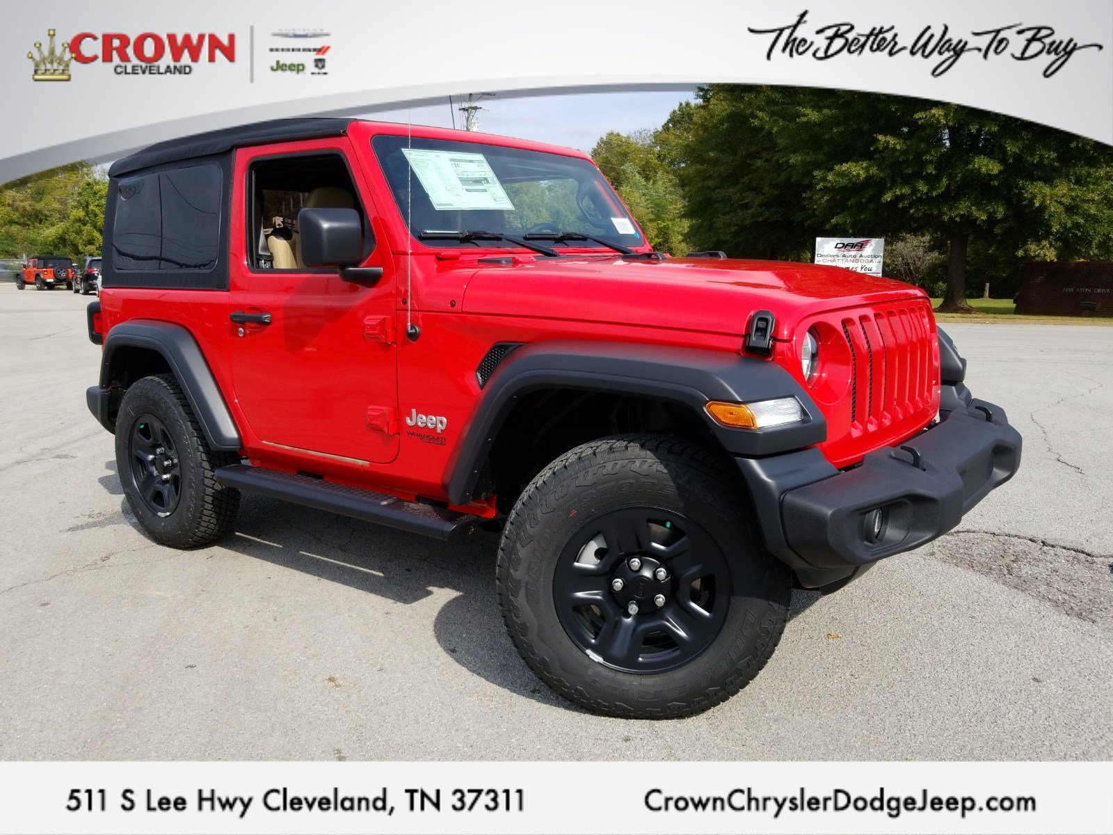 Jeep Dealers Cleveland >> New 2018 Jeep Wrangler Sport 4x4 For Sale Cleveland Tn Jeep Dealers Cleveland >> New 2018 Jeep Wrangler Sport 4x4 For Sale Cleveland Tn