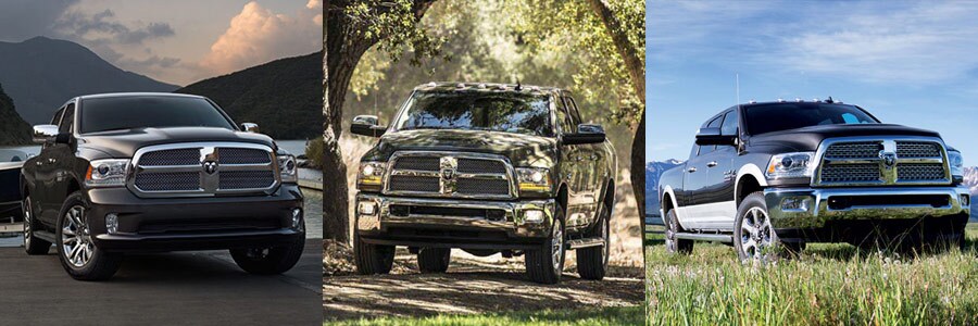 Compare Ram 1500, 2500, 3500 - Crown Chrysler Jeep Dodge Ram in Cleveland, TN