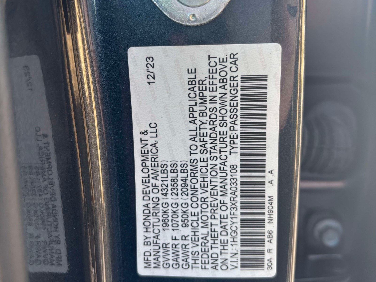 2024 Honda Accord EX - Photo 10