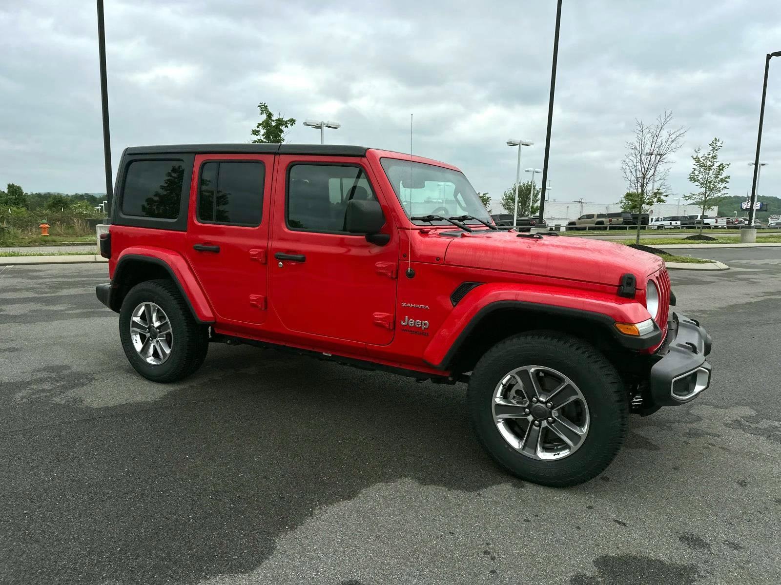 Certified 2021 Jeep Wrangler Unlimited Sahara with VIN 1C4HJXEN6MW590852 for sale in Mcdonald, TN
