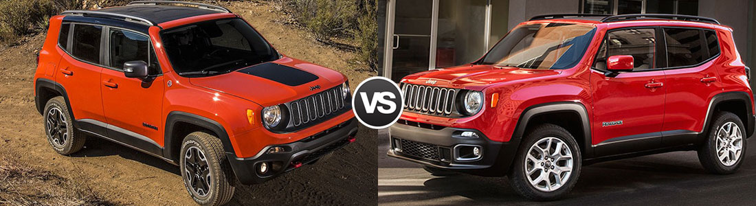 2016 Jeep Renegade Trailhawk vs Jeep Renegade Limited
