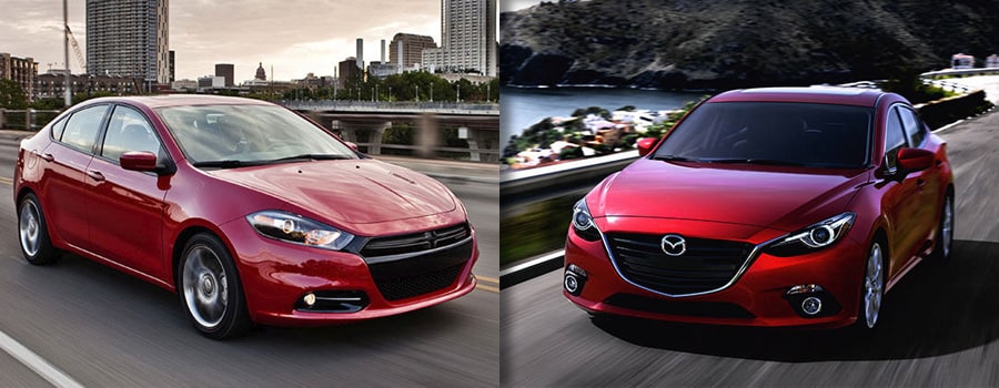 2015 Dodge Dart vs Mazda3