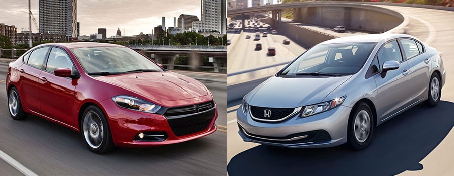 2015 Dodge Dart vs. 2015 Honda Civic