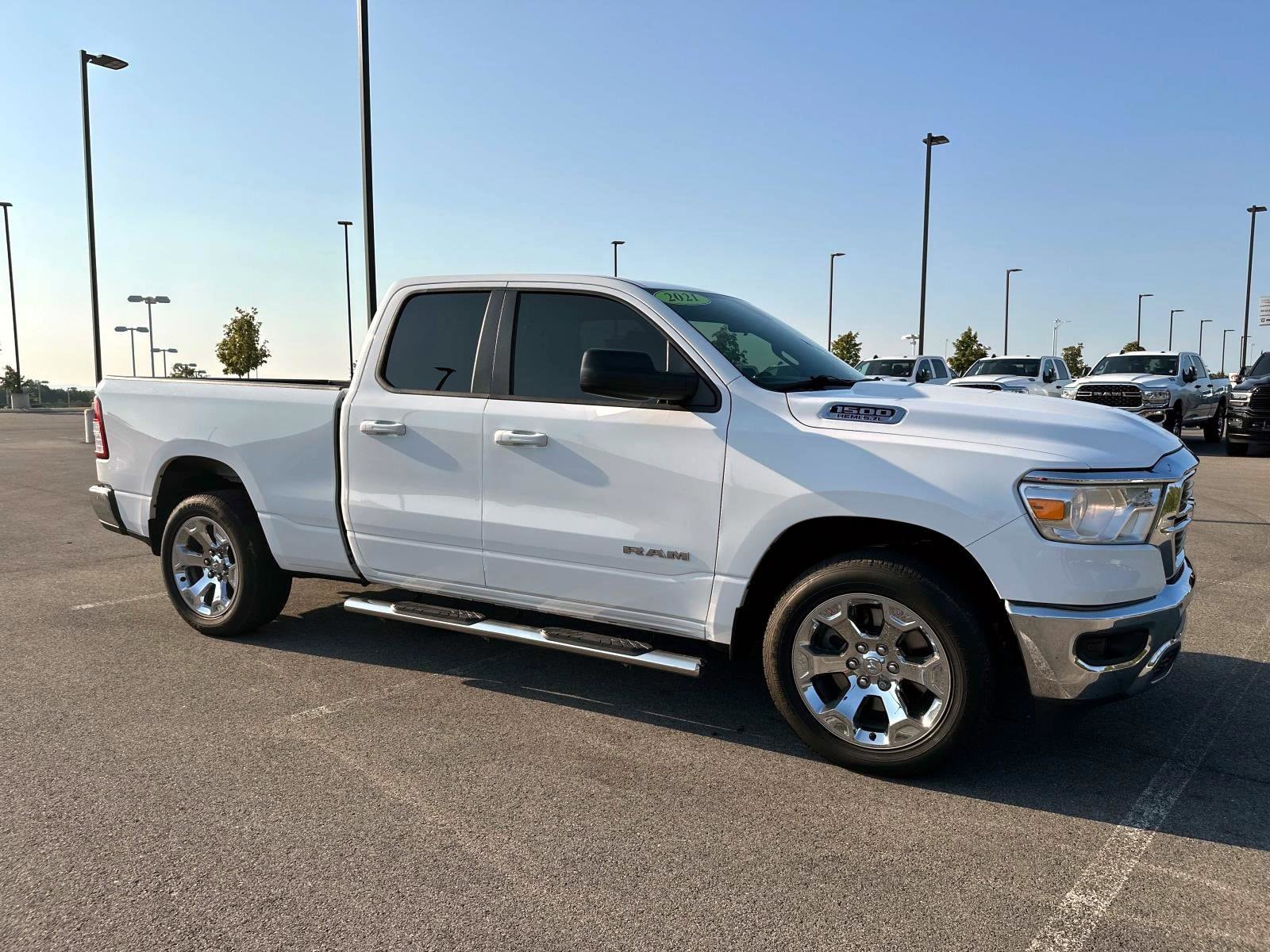 Used 2021 RAM Ram 1500 Pickup Big Horn/Lone Star with VIN 1C6RREBT7MN690606 for sale in Mcdonald, TN