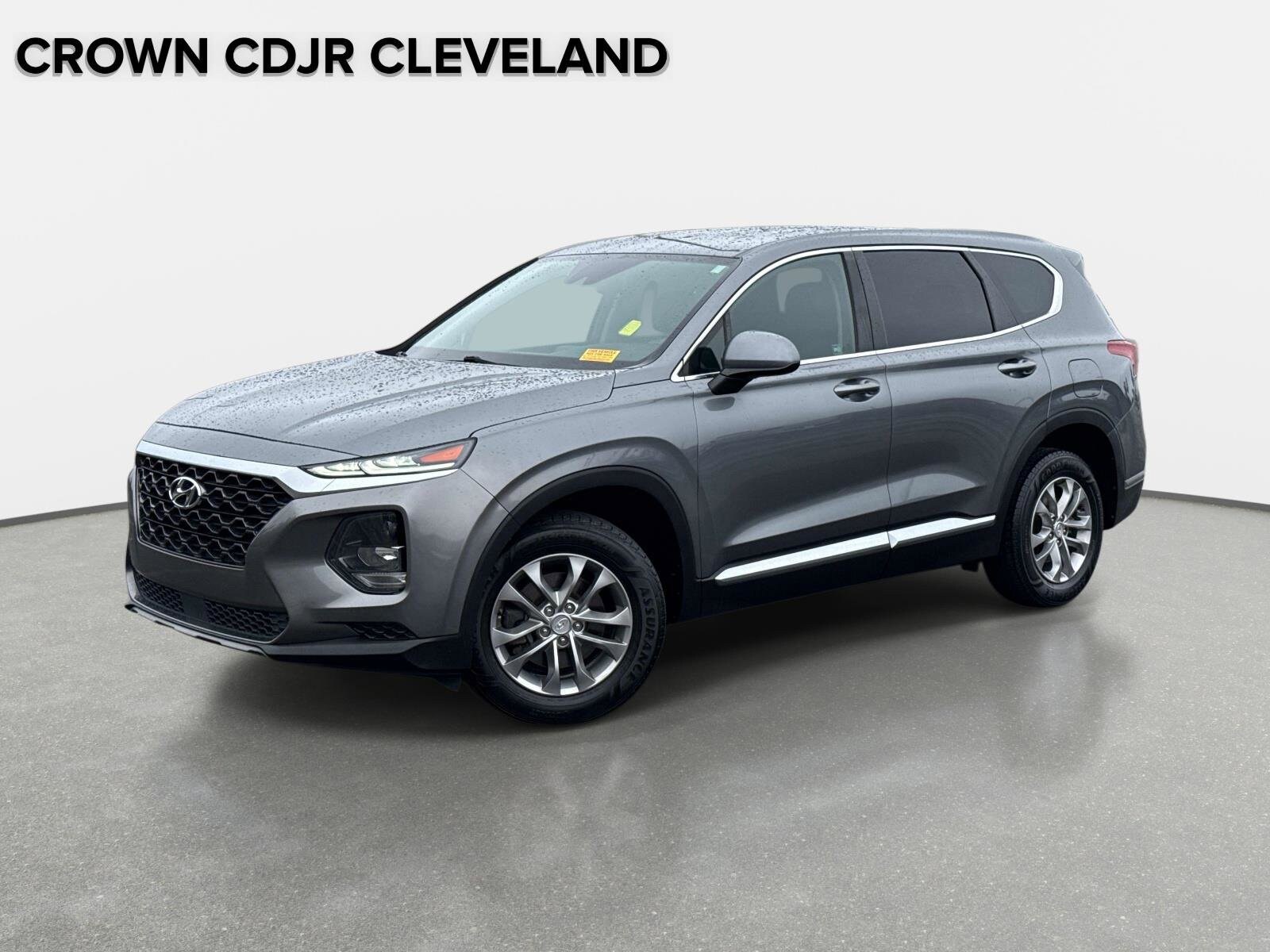Machine Gray 2019 Hyundai Santa Fe 2.4L SE FWD SUV / Crossover Front-Wheel Drive Automatic