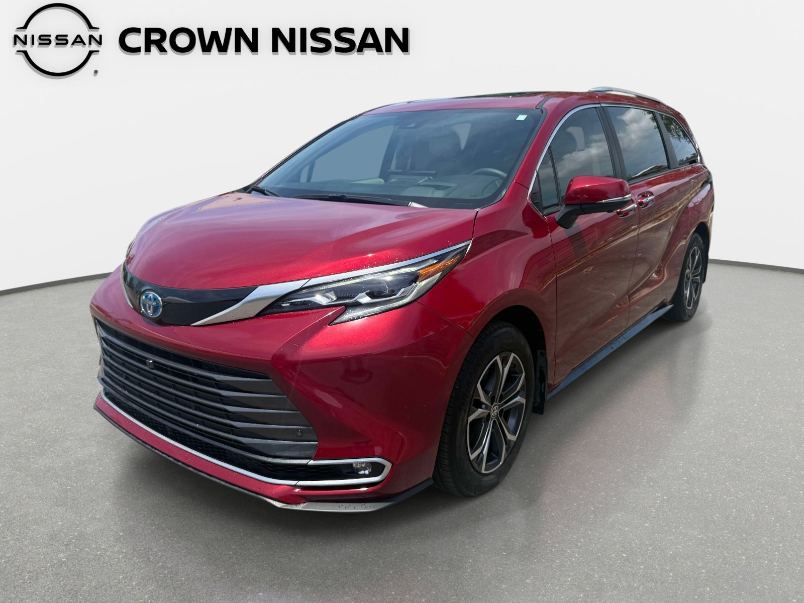 Red (Ruby Flare Pearl) 2025 Toyota Sienna Minivan All-Wheel Drive Continuously Variable Transmission