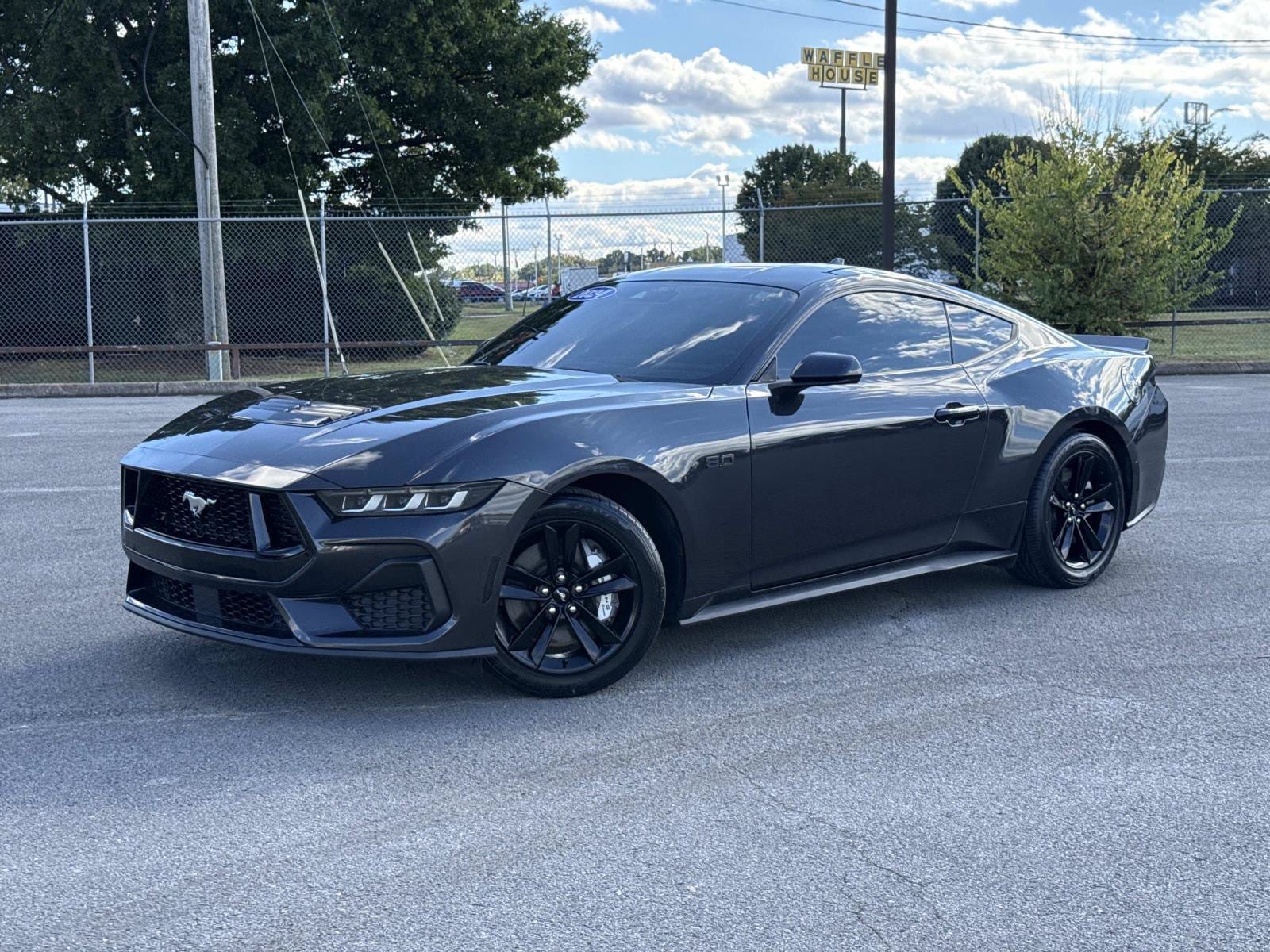 Gray Metallic 2024 Ford Mustang Coupe Rear-Wheel Drive Manual