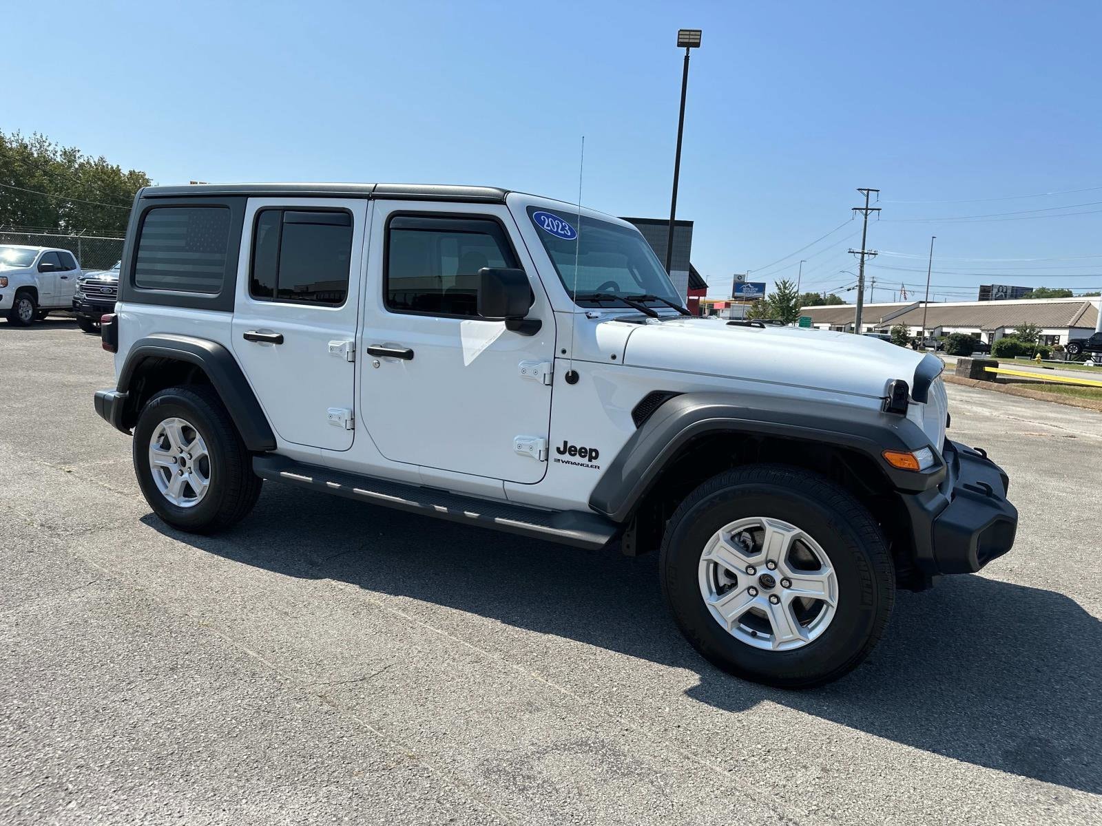 Used 2023 Jeep Wrangler 4-Door Sport S with VIN 1C4HJXDG9PW506191 for sale in Chattanooga, TN