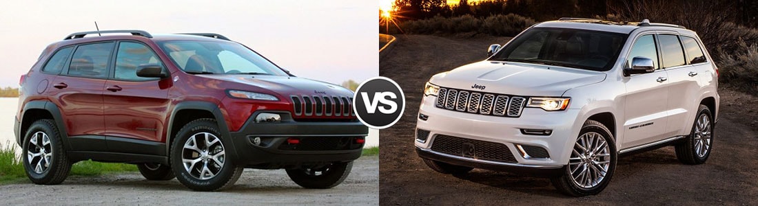 2017 Jeep Cherokee vs Jeep Grand Cherokee