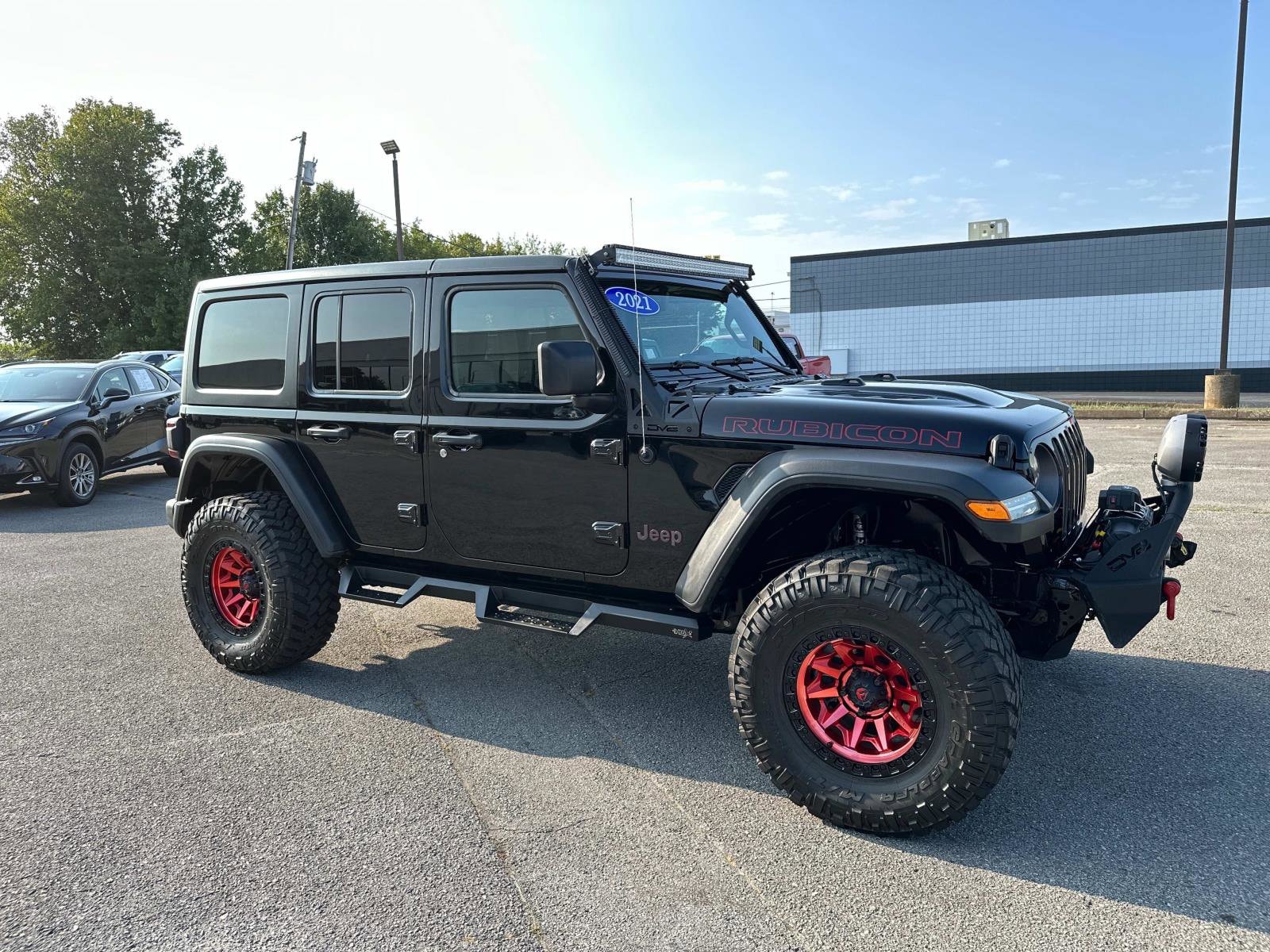 Used 2021 Jeep Wrangler Unlimited Rubicon with VIN 1C4HJXFGXMW557840 for sale in Chattanooga, TN