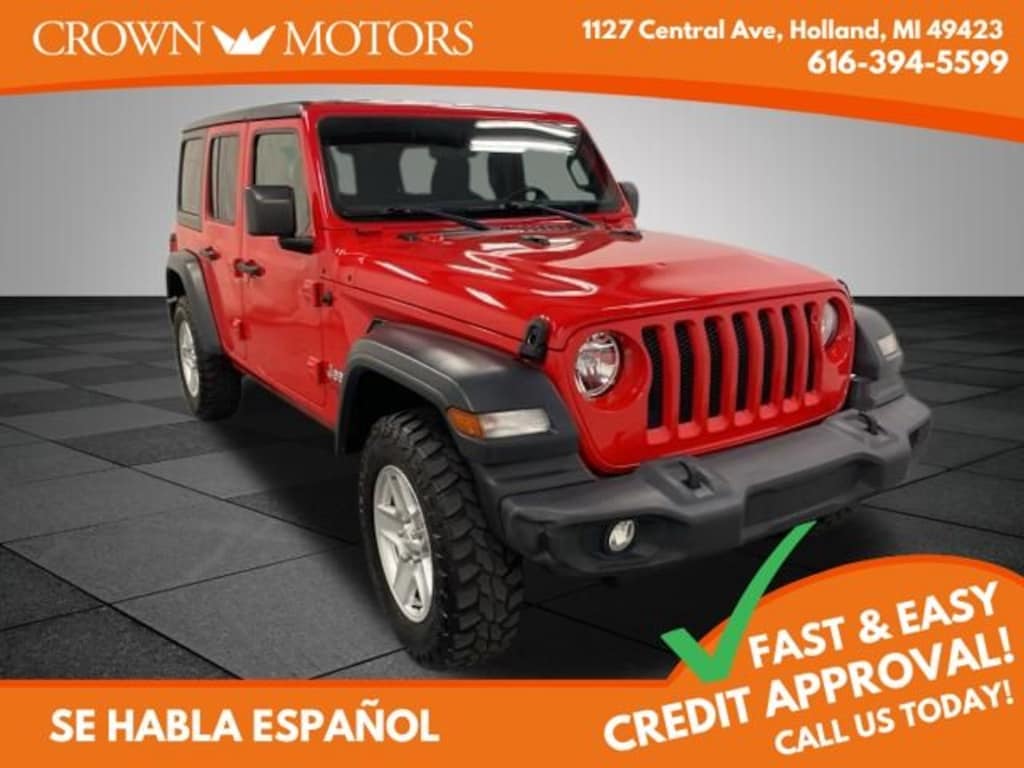 Used 2018 Jeep Wrangler Unlimited Sport S SUV
