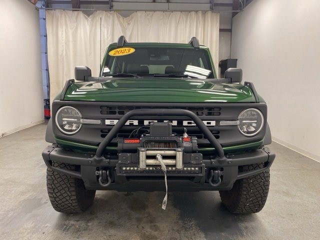 Used 2023 Ford Bronco 2-Door Black Diamond with VIN 1FMDE5CP9PLB84867 for sale in Holland, MI